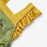 Ruffle Square Neck Swimsuit
