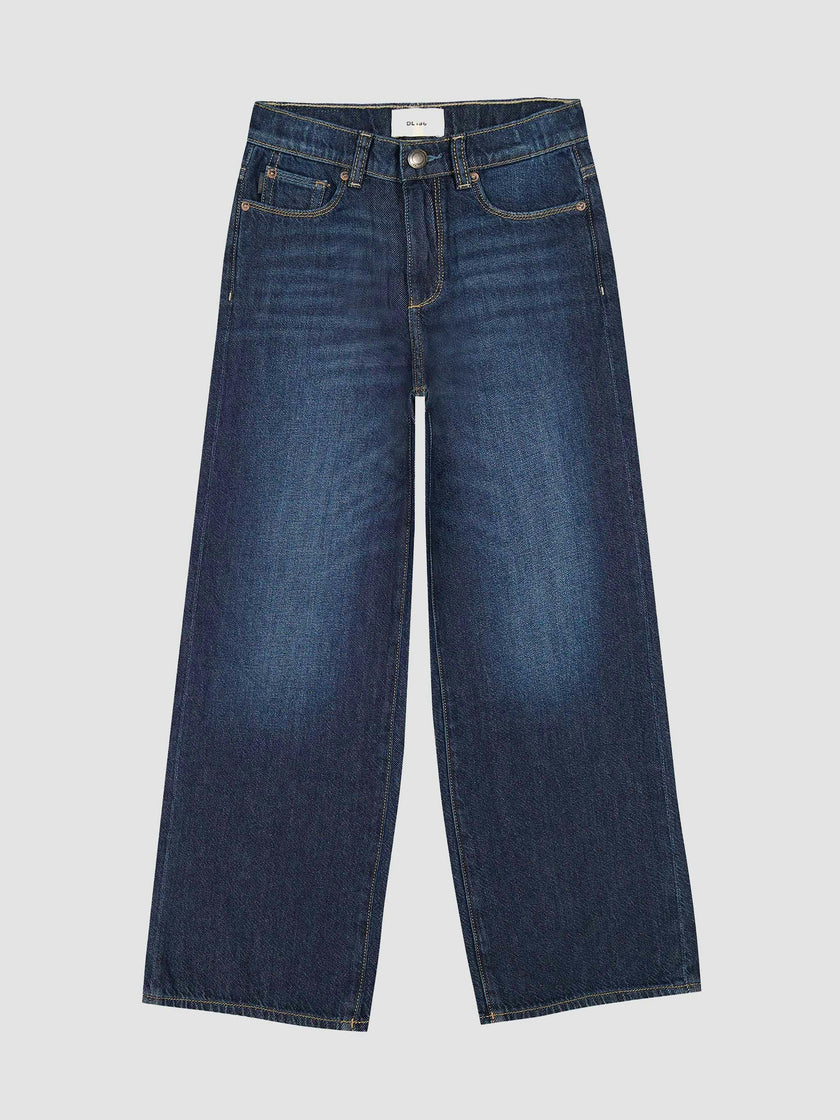 Lily Wide Leg Jeans | Deep Water