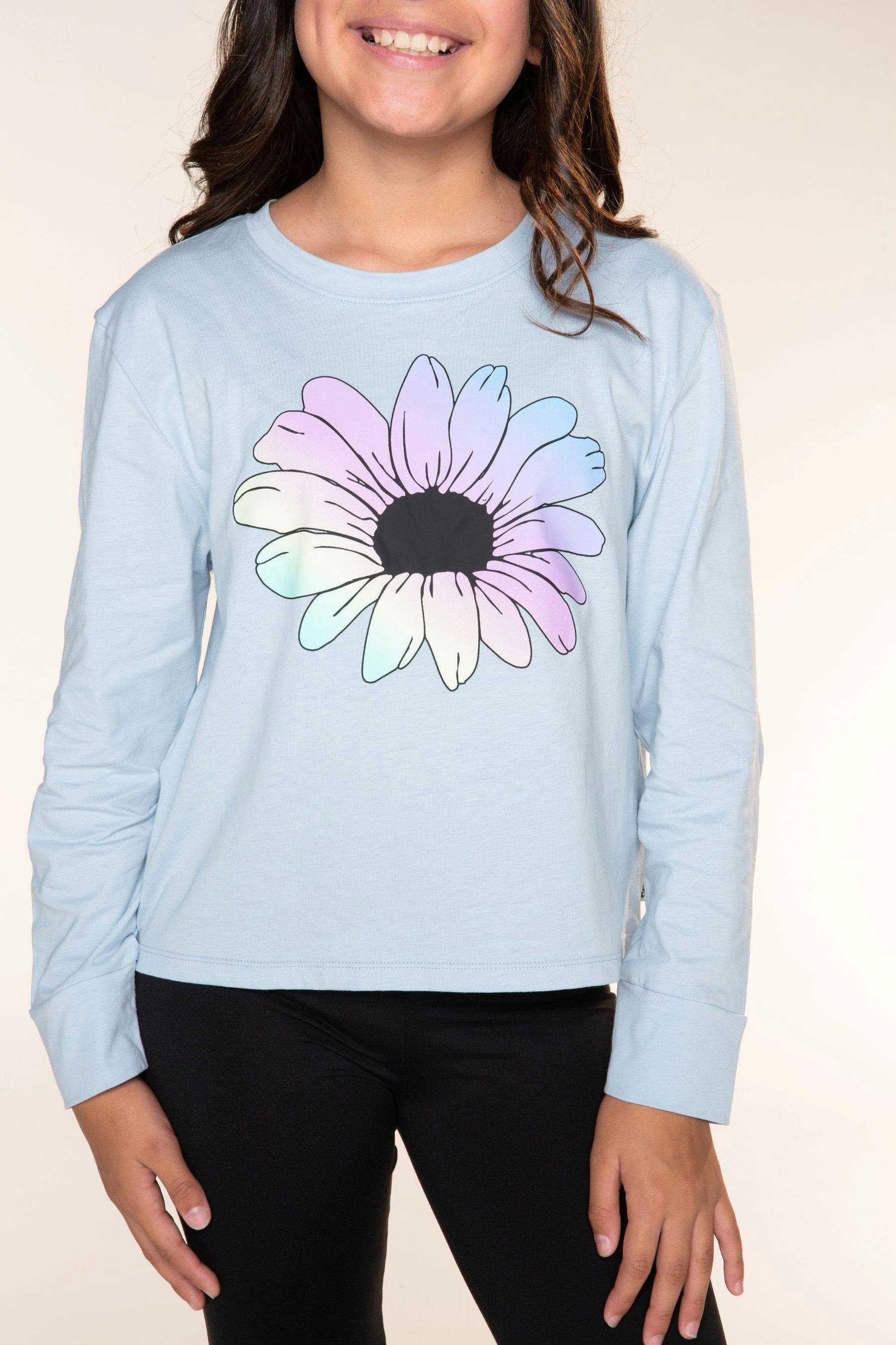 Washed Cotton Long Sleeve Easy Tee