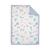 Cotton Muslin Toddler Comforter - Unicorns