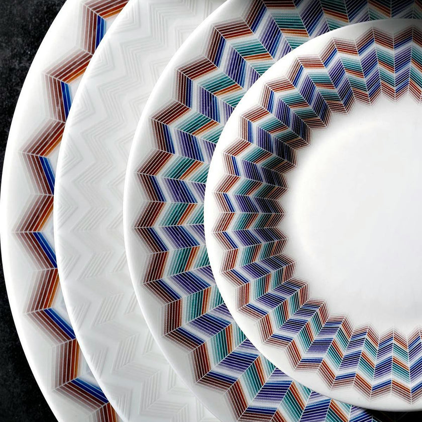 ZIG ZAG JARRIS 148 Set 2 Pcs. Bread Or Butter Plate - Ø 15,5 Cm