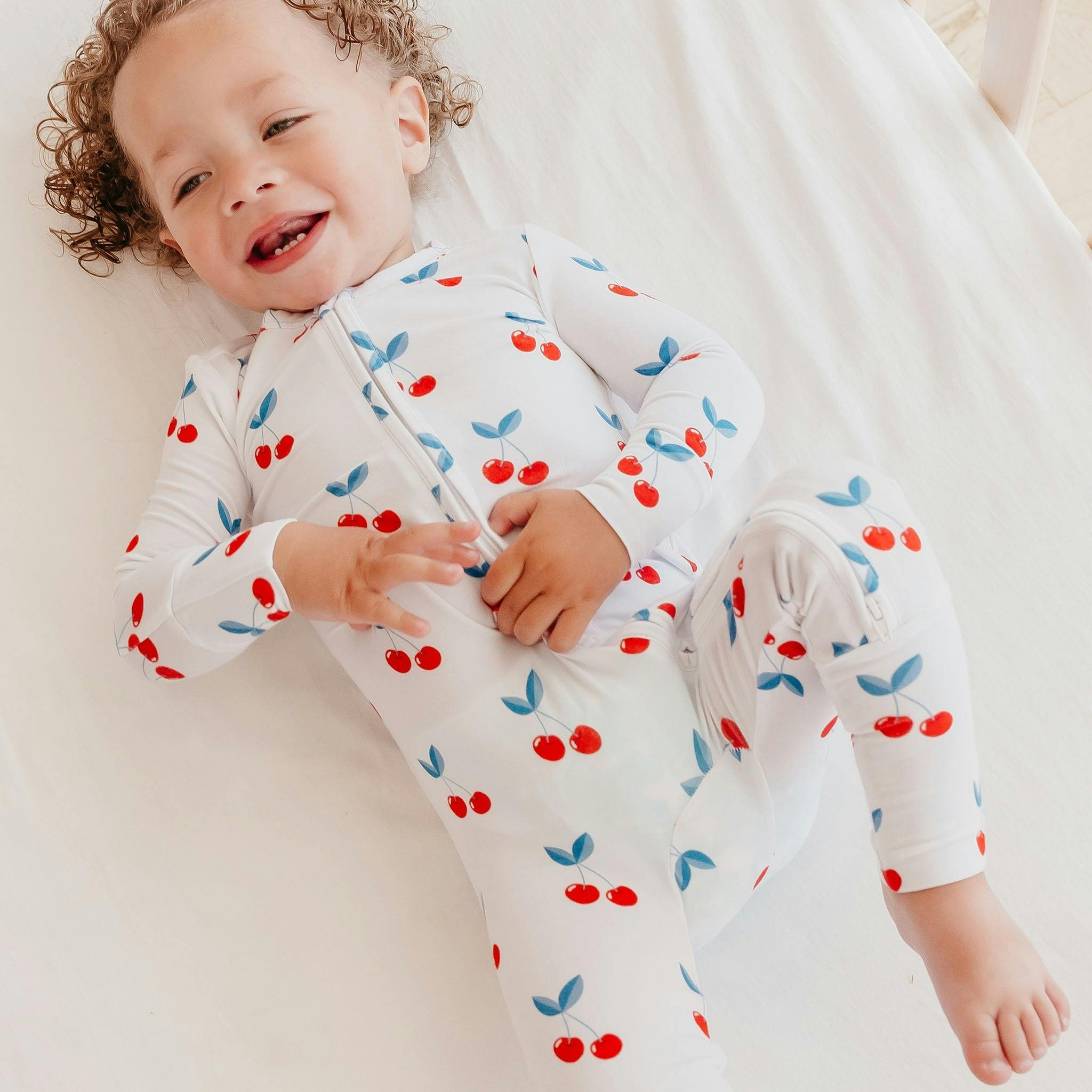Bamboo Convertible Zip-Up Footie Pajama - Talia