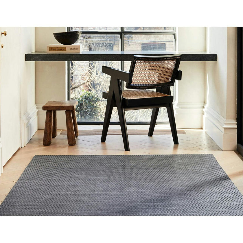Thatch Floor Mat, Pewter