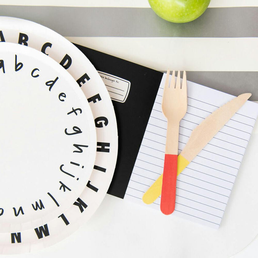 School Days Small ABC Plate