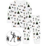 The Organic Long Sleeve Pajama Set [Spooky Skeletons]