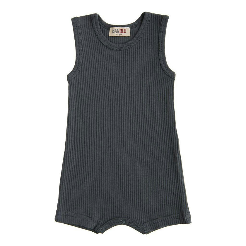 Green Sea Moss Sleeveless Modal Shortie
