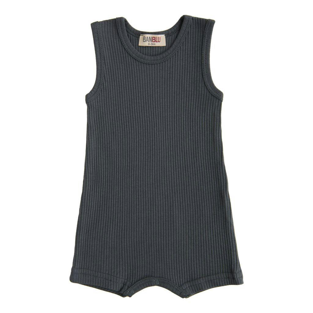 Green Sea Moss Sleeveless Modal Shortie