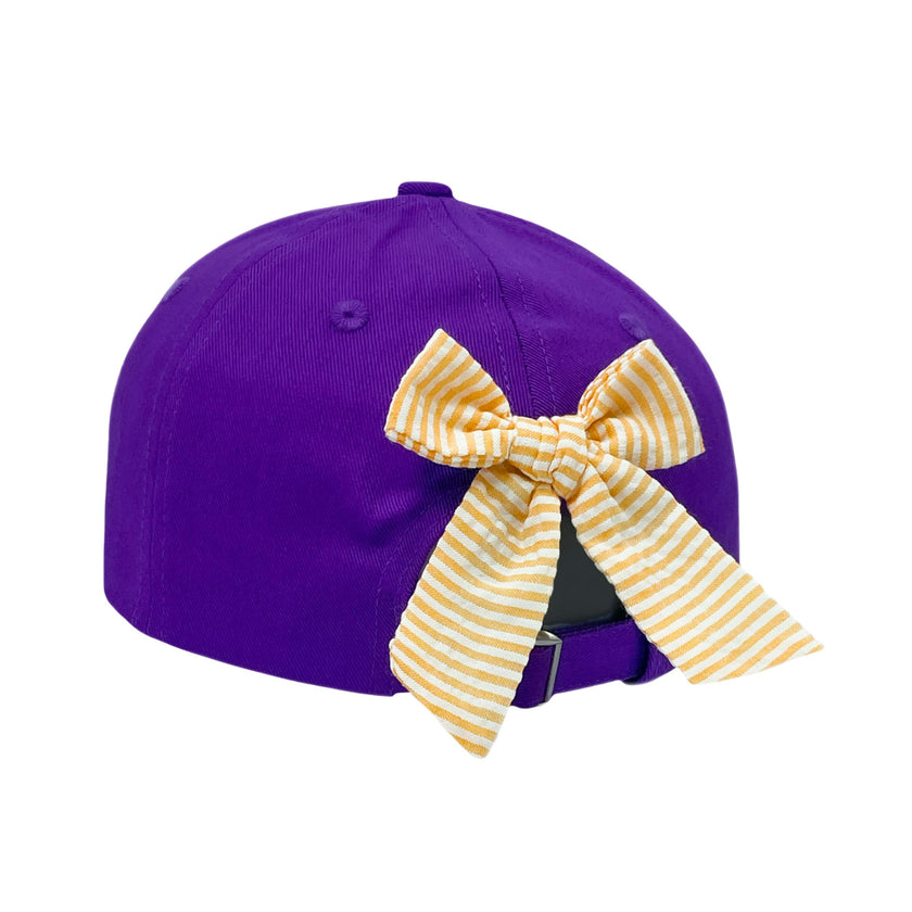 Officially Licensed Clemson Tigers Bow Baseball Hat (Baby/Toddler)