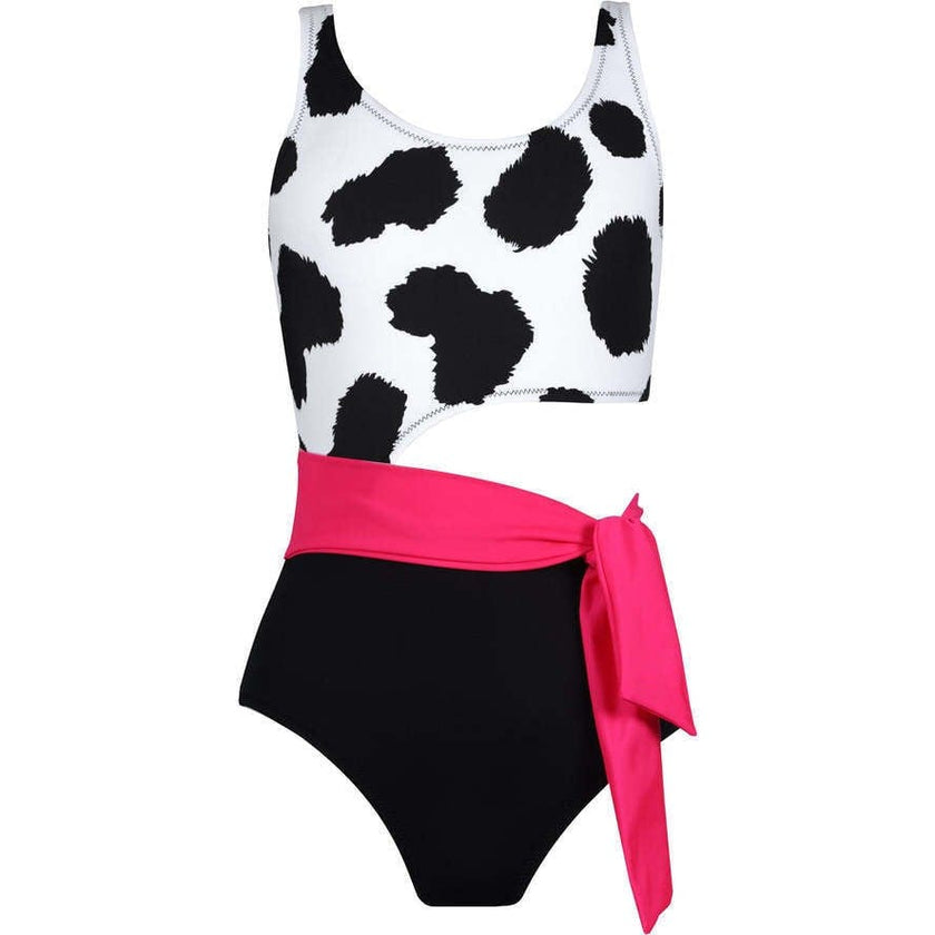 Gwen Print Sleeveless One-Piece Swimsuit