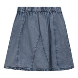 Washed Denim Skirt