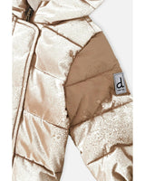 Baby Cloud One Piece Snowsuit Adapted For Car Seats Beige
