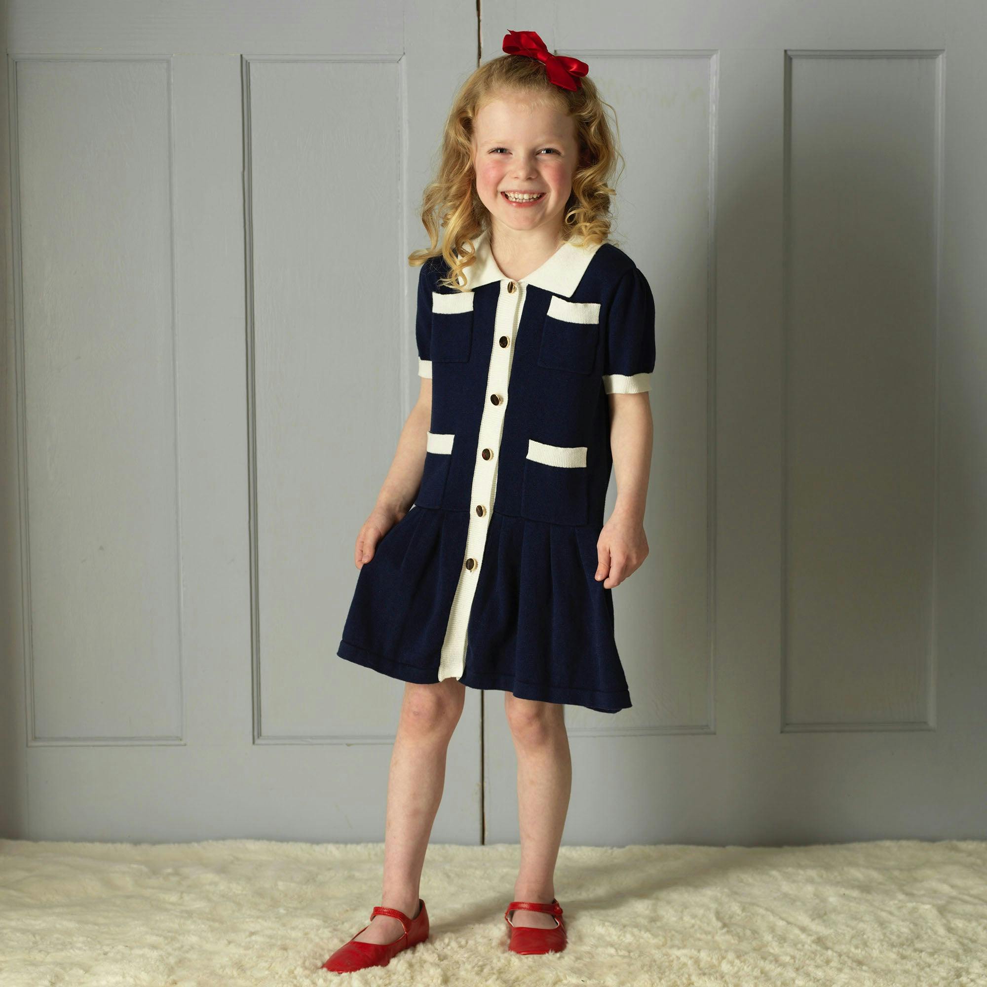 Knit Pleated Dress