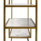 Marmo Modern Marble-Look 5-Tier Display Shelf