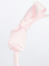 Pretty Bow Alice Band in Powder Pink