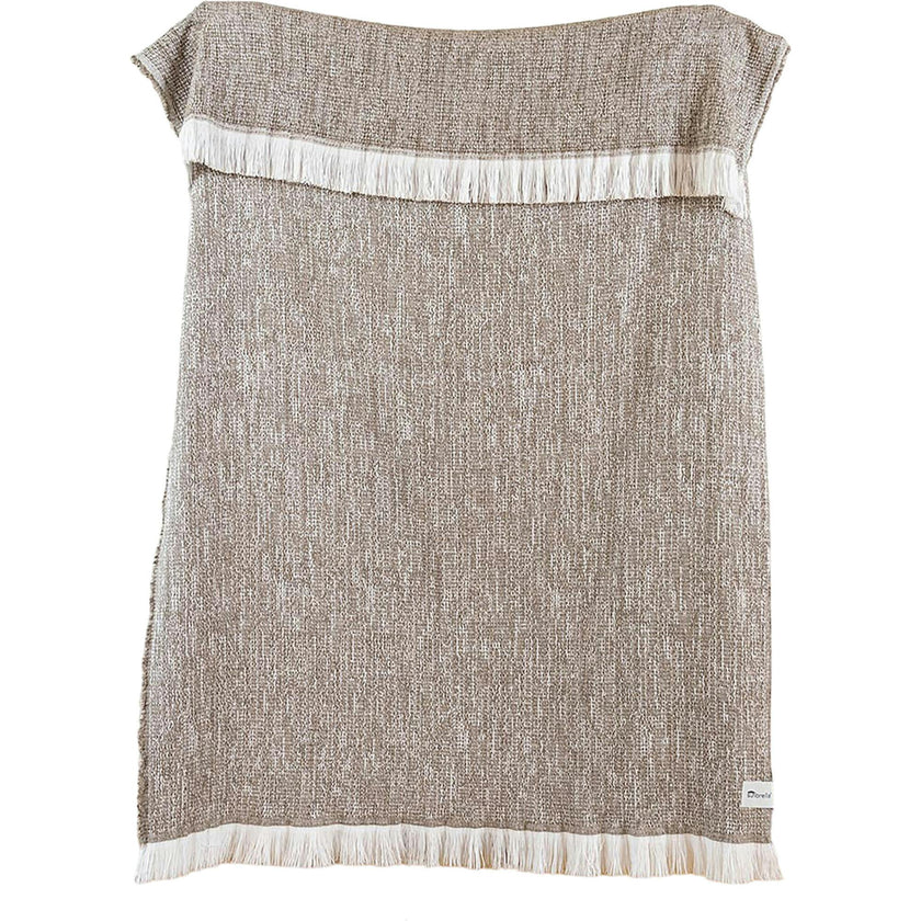 Crosshatch Stain Resistant Indoor Outdoor Throw