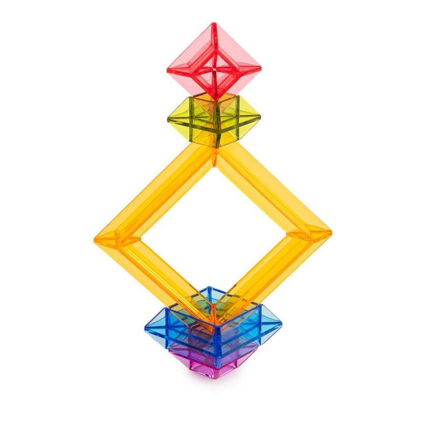 Translucent Stacking Pyramids 25 pcs