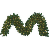 9-Foot x 18-Inch Pre-Lit Vanderbilt Garland