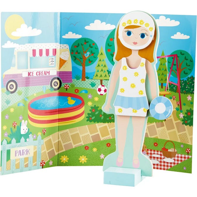 Magnetic Dress Up Doll  Set - Elsie