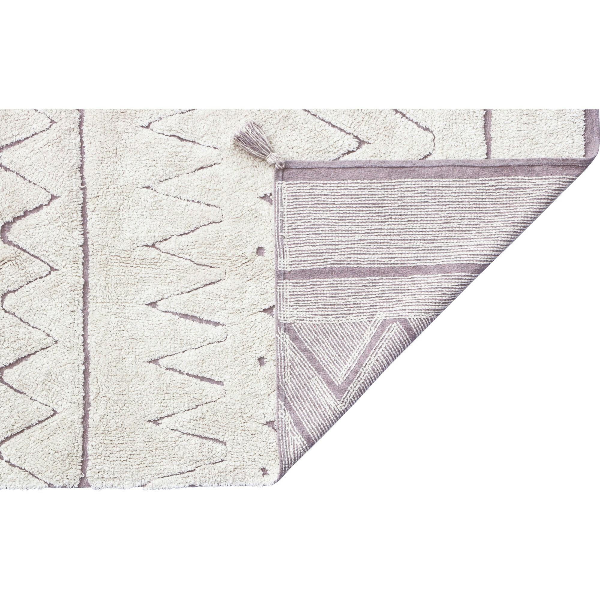 Azteca RugCycled Washable Rug, Natural