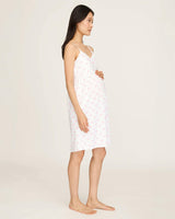 Women's Pima Maternity Nightgown in Blushing Bows