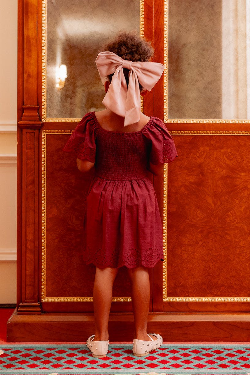 Mini Elara Dress in Zinfandel