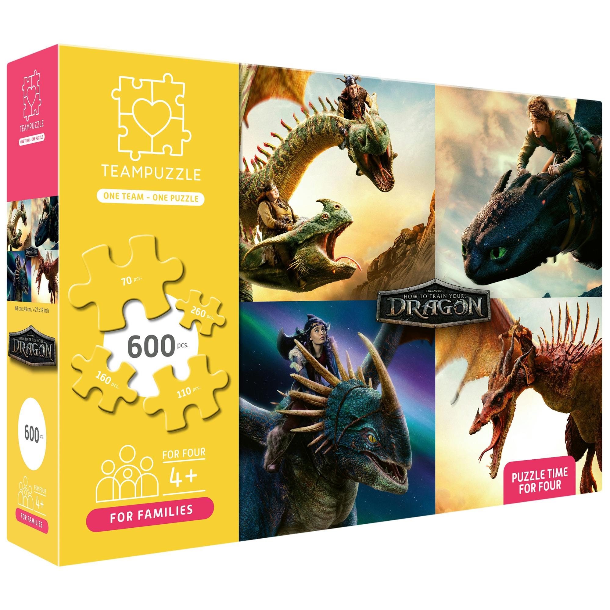 TeamPuzzle: How to Train Your Dragon - 600pc