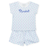 Emery Girls' Short Set - Tennis Match Pink