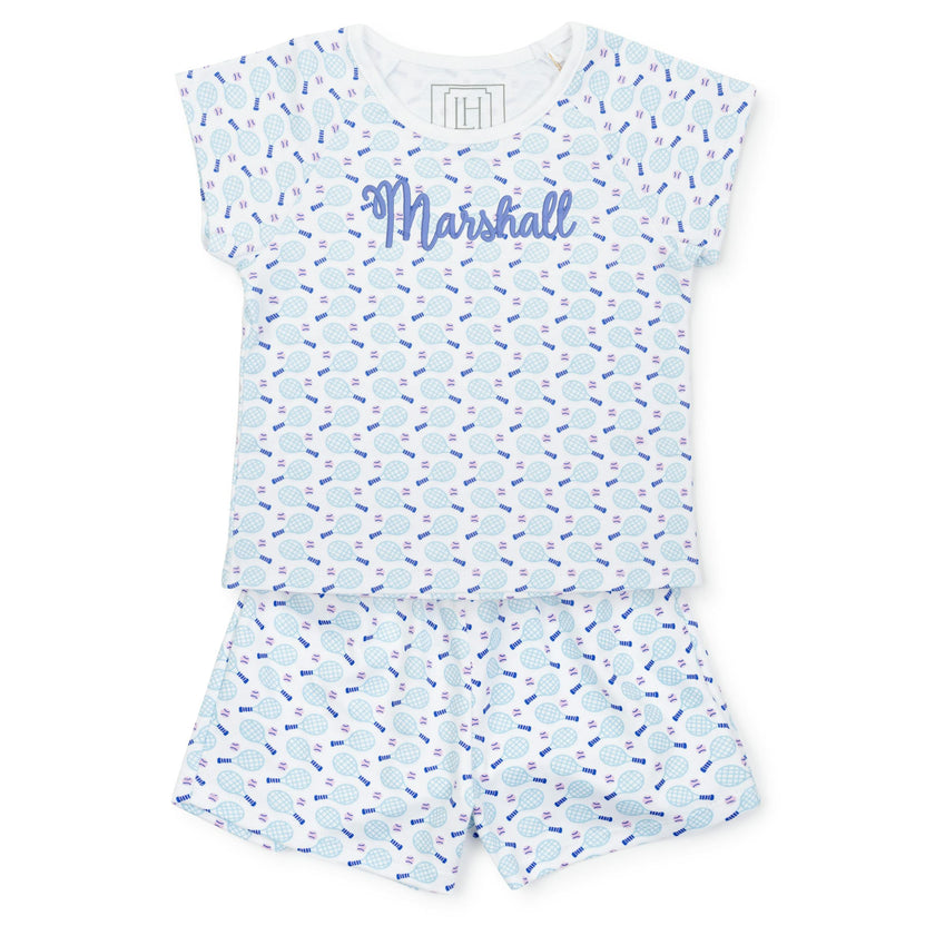 Emery Girls' Short Set - Tennis Match Pink