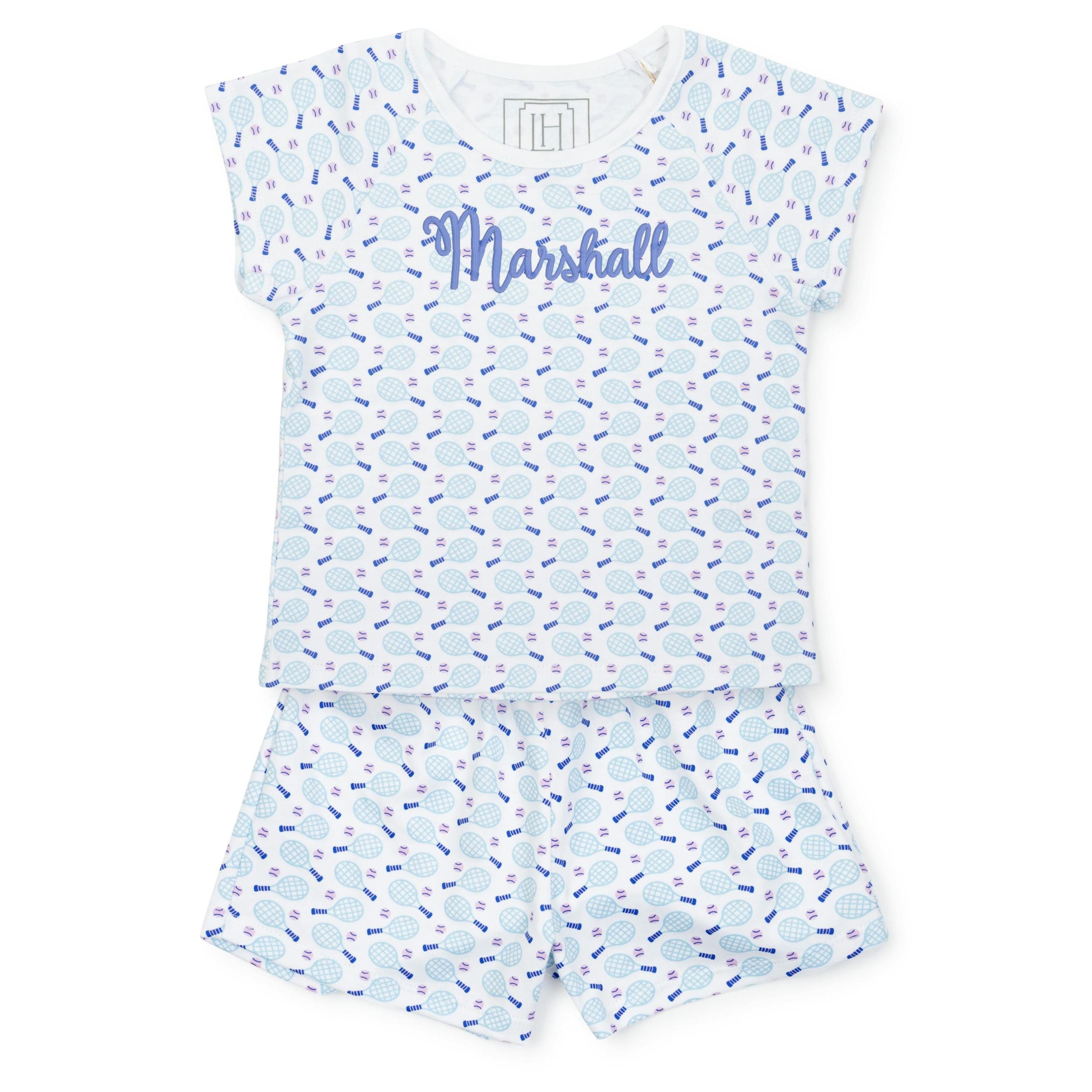 Emery Girls' Short Set - Tennis Match Pink