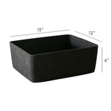 The Sculpted Bin - Large with Lid