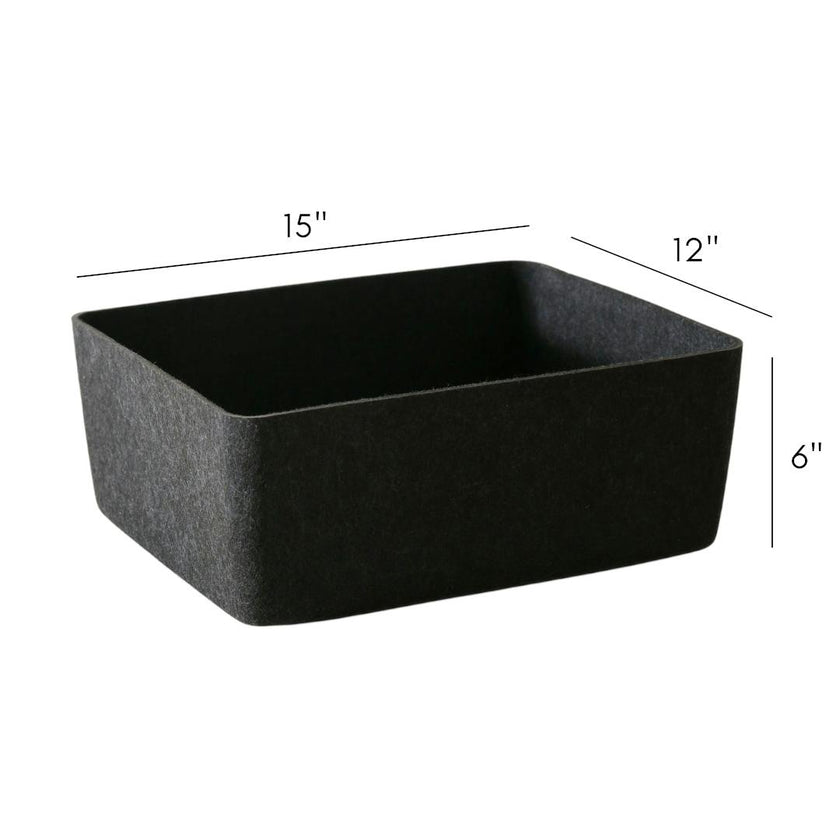 The Sculpted Bin - Large with Lid