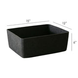 The Sculpted Bin - Large with Lid