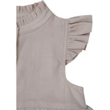 Fleurance Flutter Sleeve Buttoned Front Dress