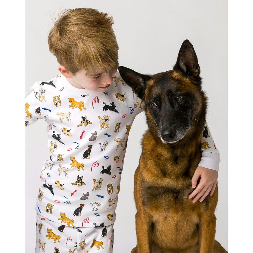 The Organic Long Sleeve Pajama Set [Dog Days]
