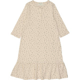 Printed Gauze 3-Quarter Sleeve Dress
