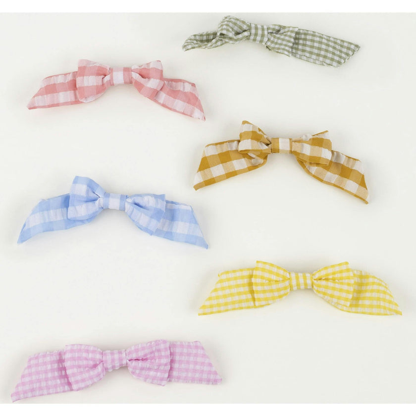 Gingham Hair Bows
