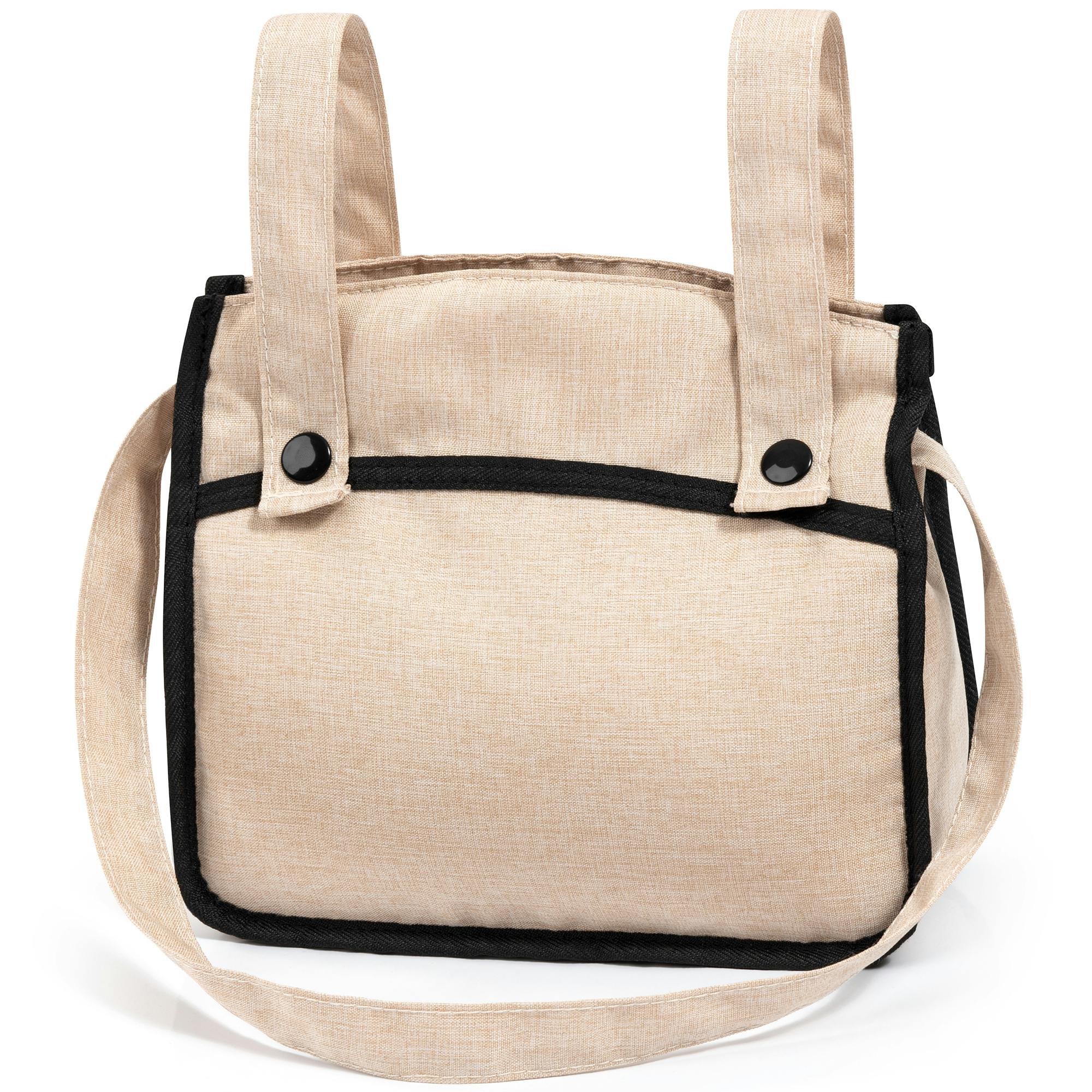 Bayer Design Dolls: Pram Classic - Beige & Black