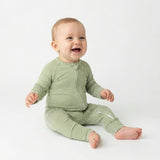 Evergreen Stripe Bamboo Sleeper