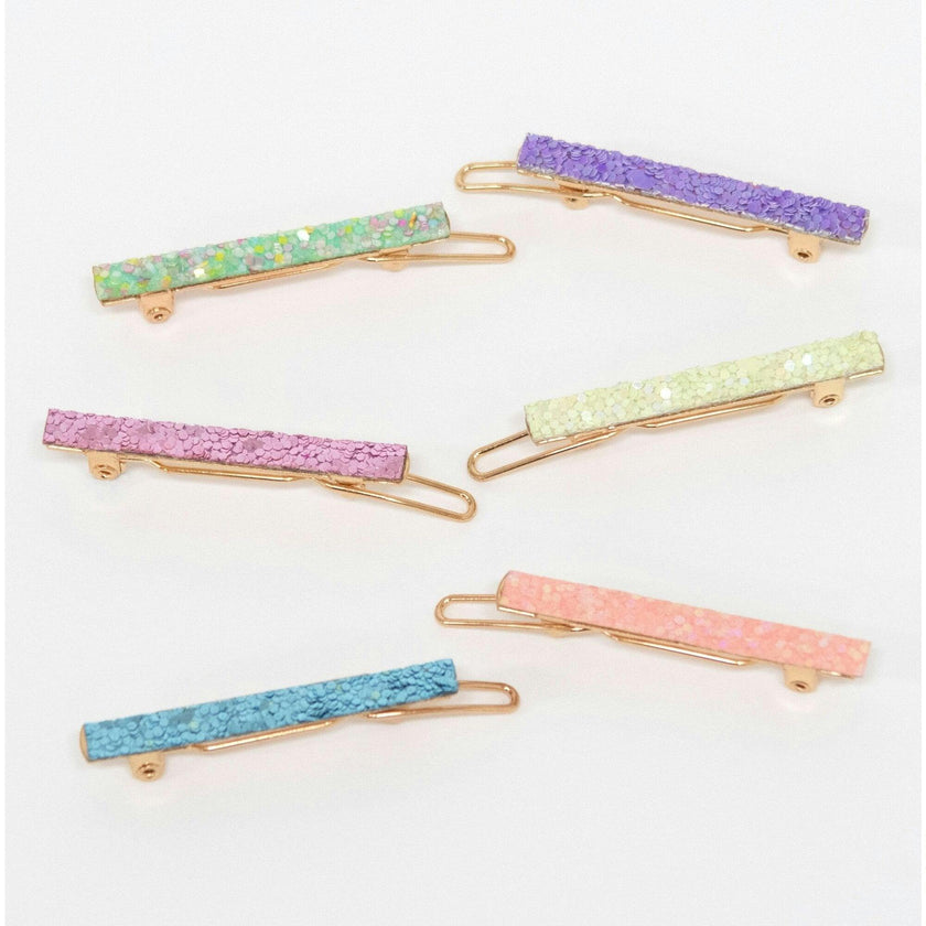 Archived Glitter Rainbow Hair Clips
