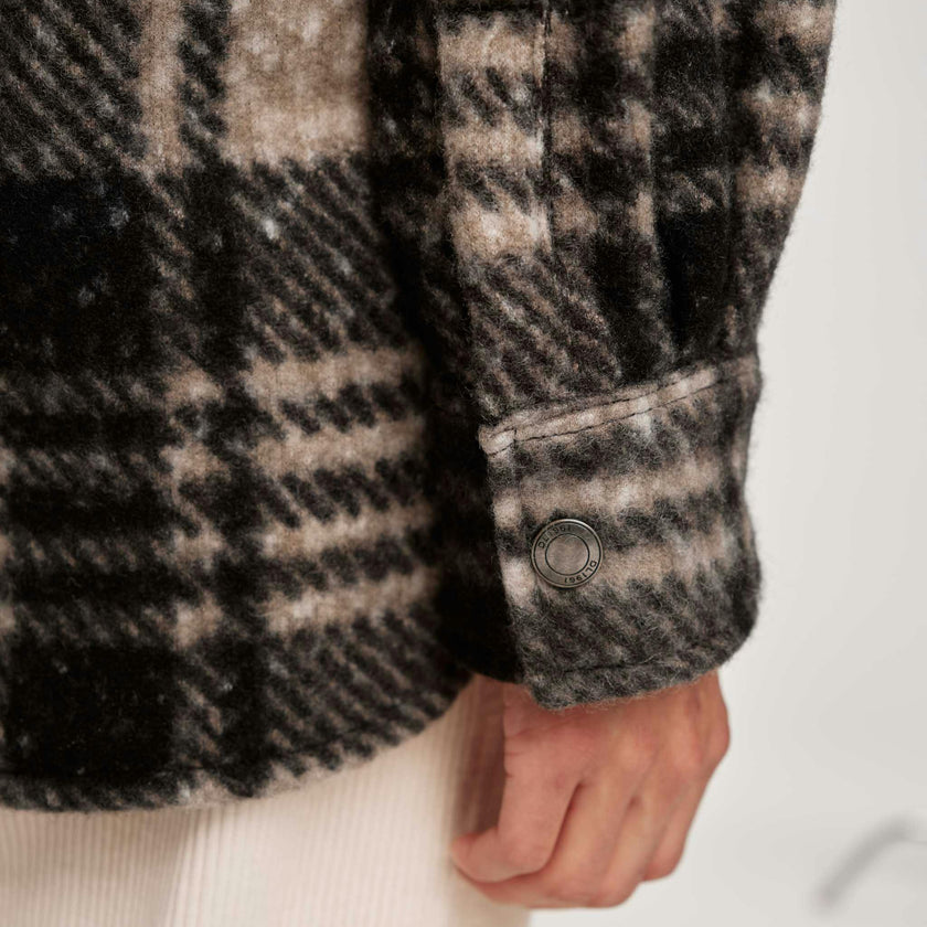 Faye Shirt | Fuzzy Plaid