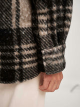 Faye Shirt | Fuzzy Plaid