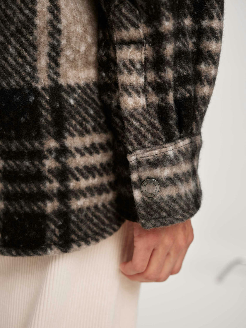 Faye Shirt | Fuzzy Plaid