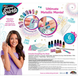 Shimmer 'N Sparkle: Metallic Rainbow Nail Art