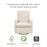 Babyletto Cali Flange Recliner and Swivel Glider