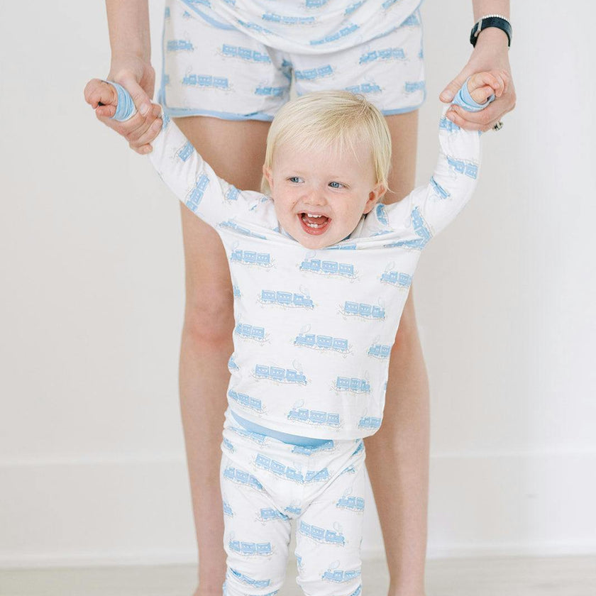 2 piece Train Pajama