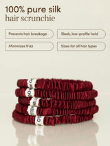 Cabana Skinny Silk Scrunchies