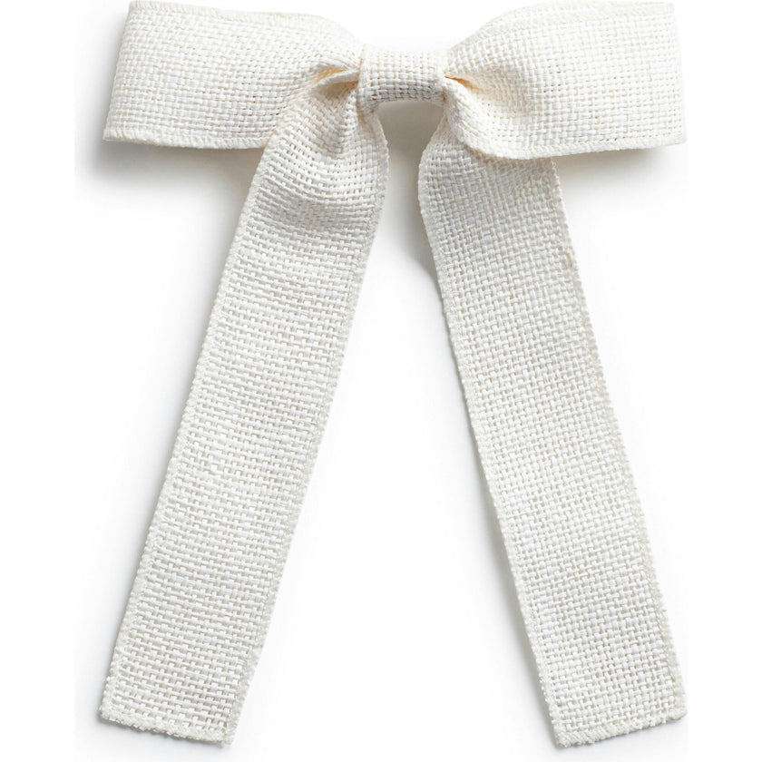 Tabitha Luxe Linen Long Tail Clip