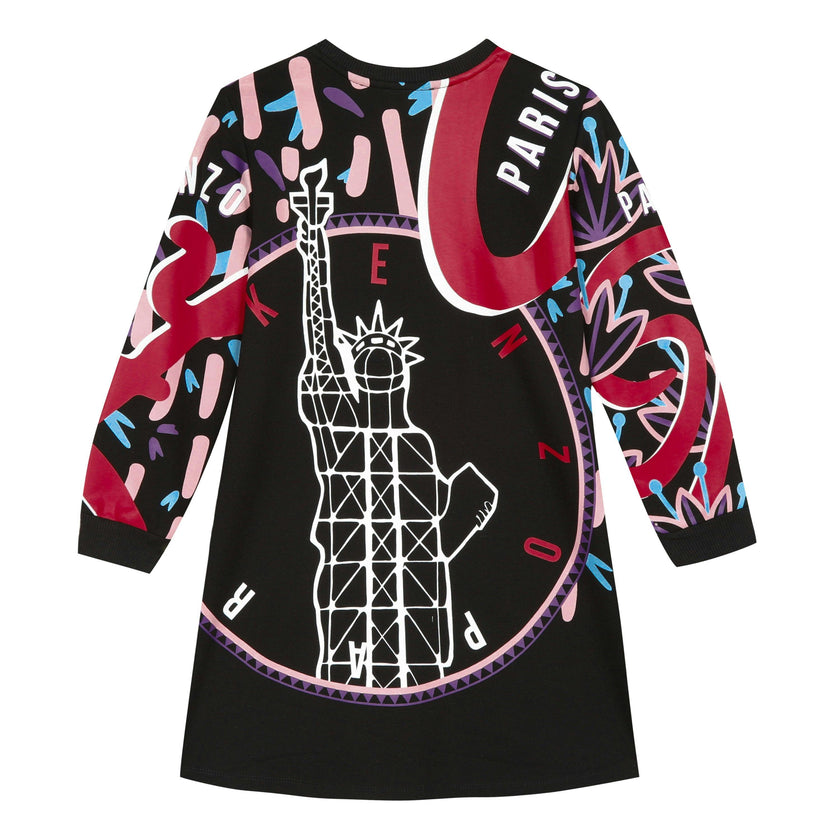 KENZO KIDS Elephant Interlock Dress
