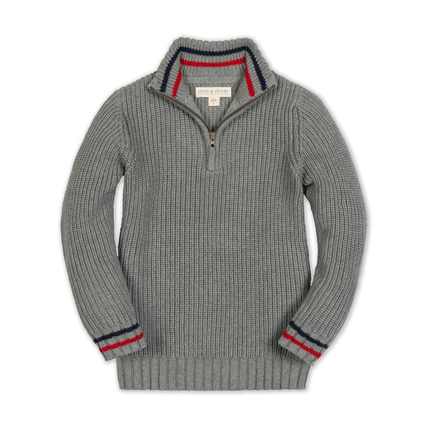Organic Half Zip Sweater