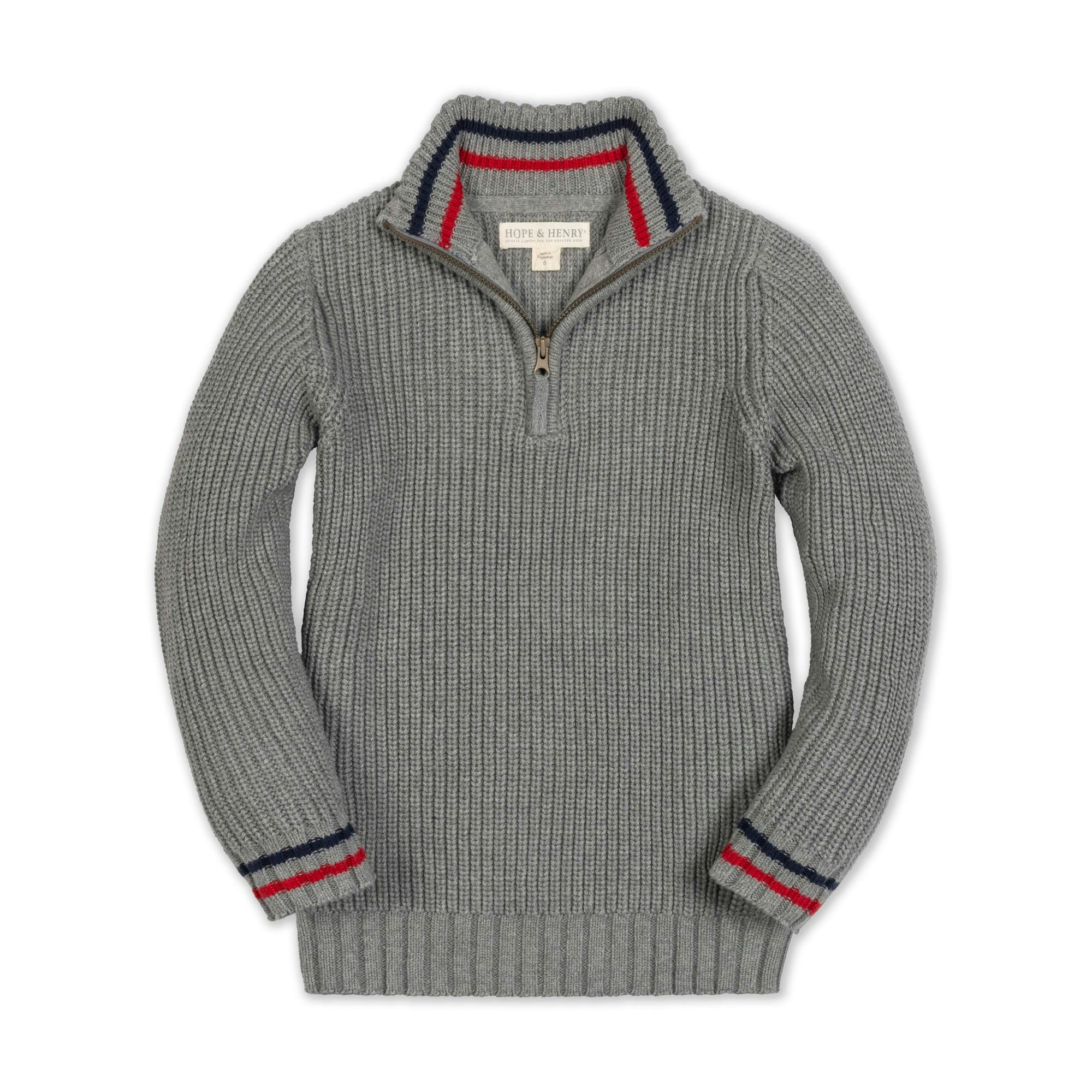 Organic Half Zip Sweater
